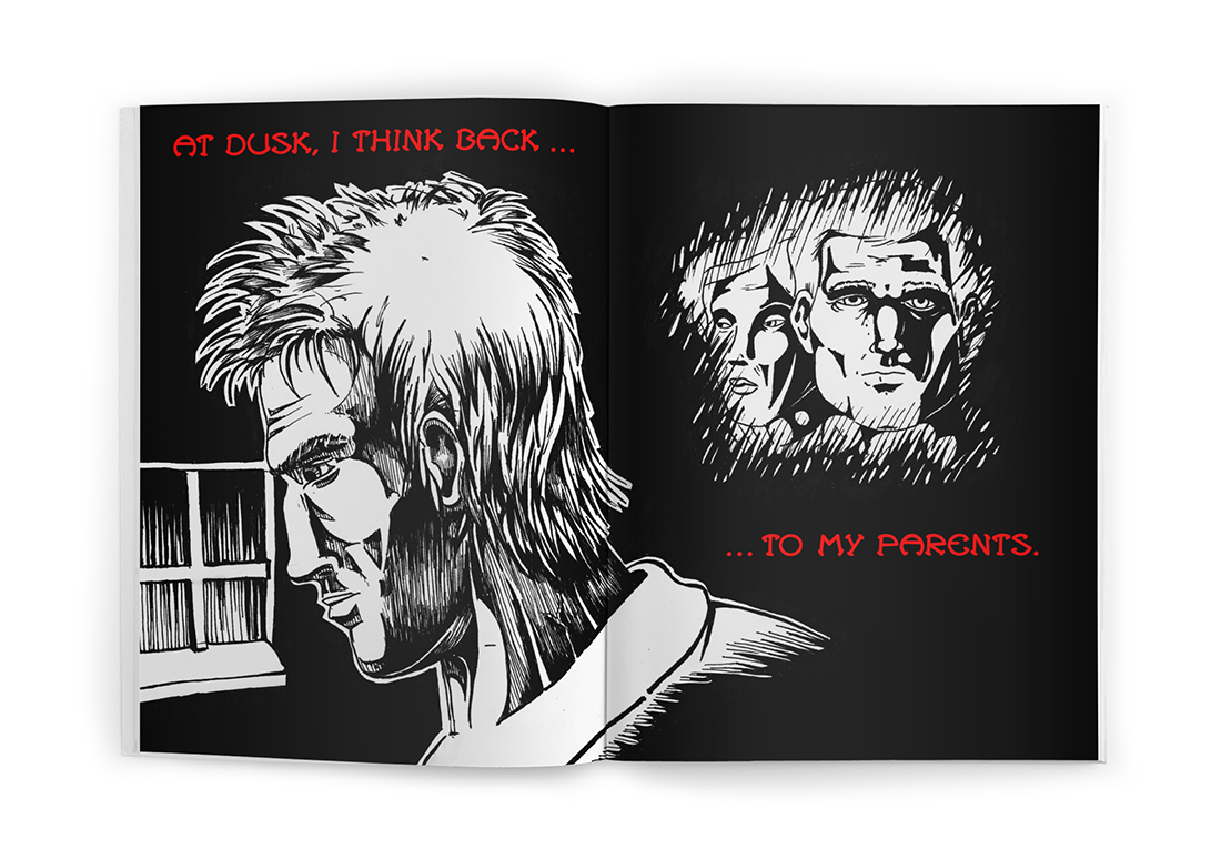 Graphic Novel Ghostrider illustratie