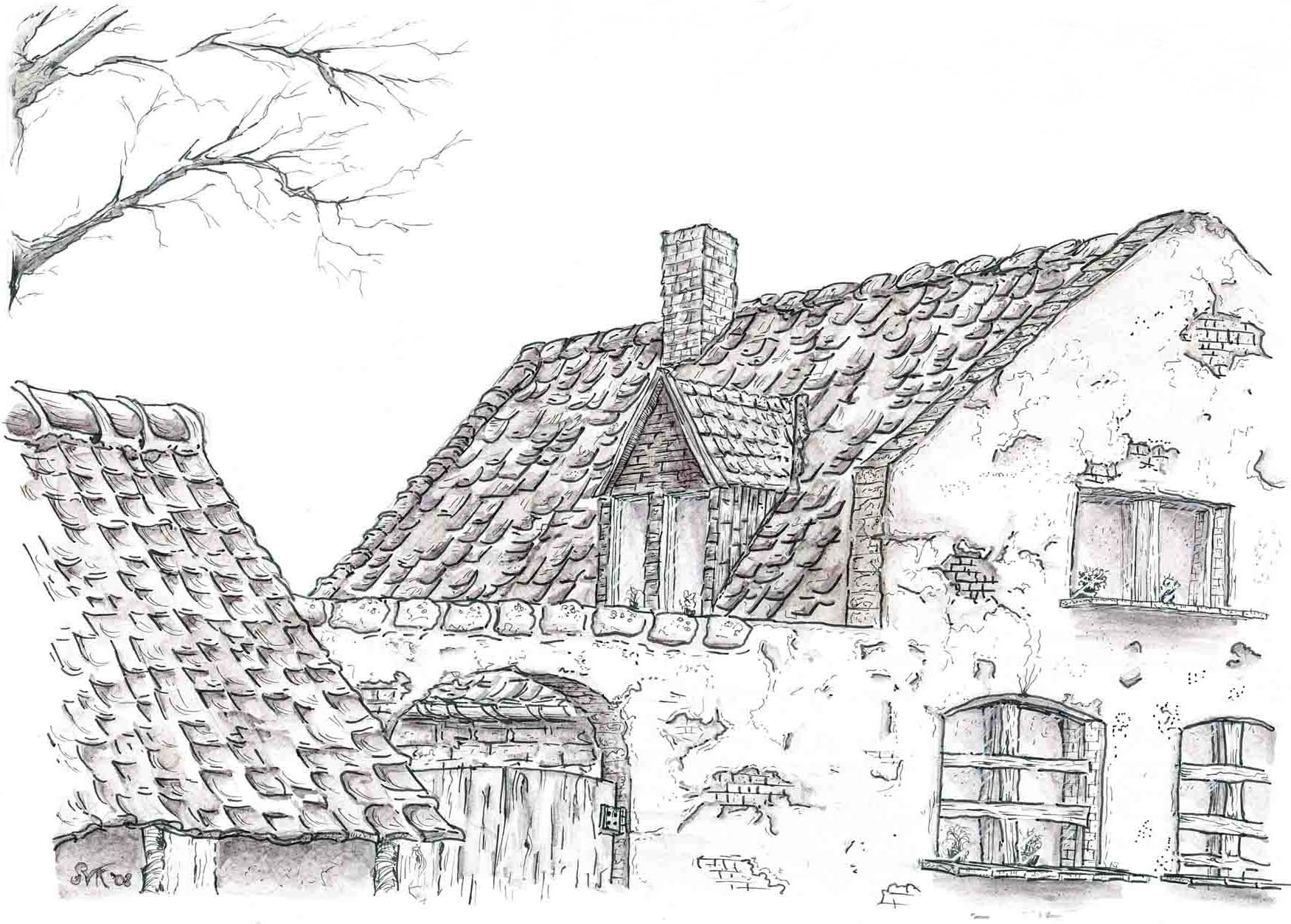 Huis illustratie