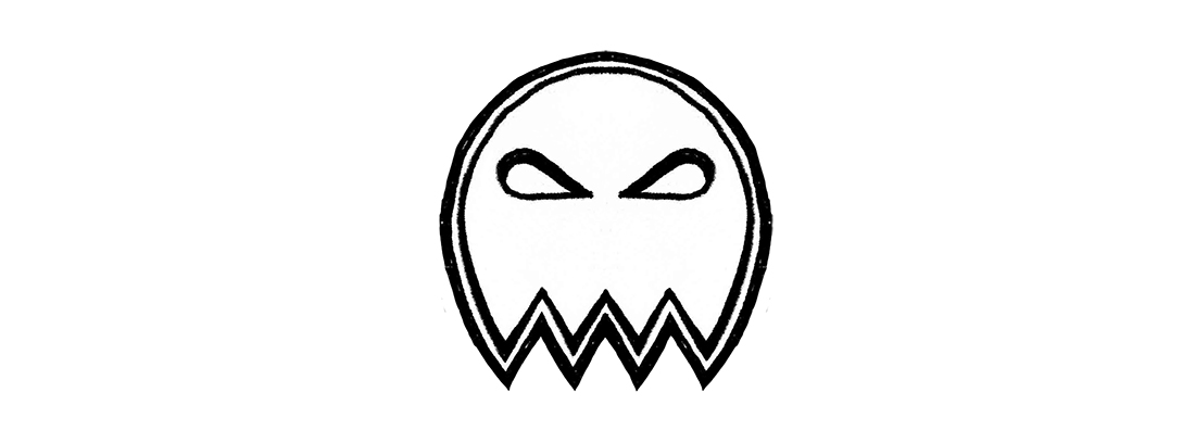 Logo ghostrider illustratie