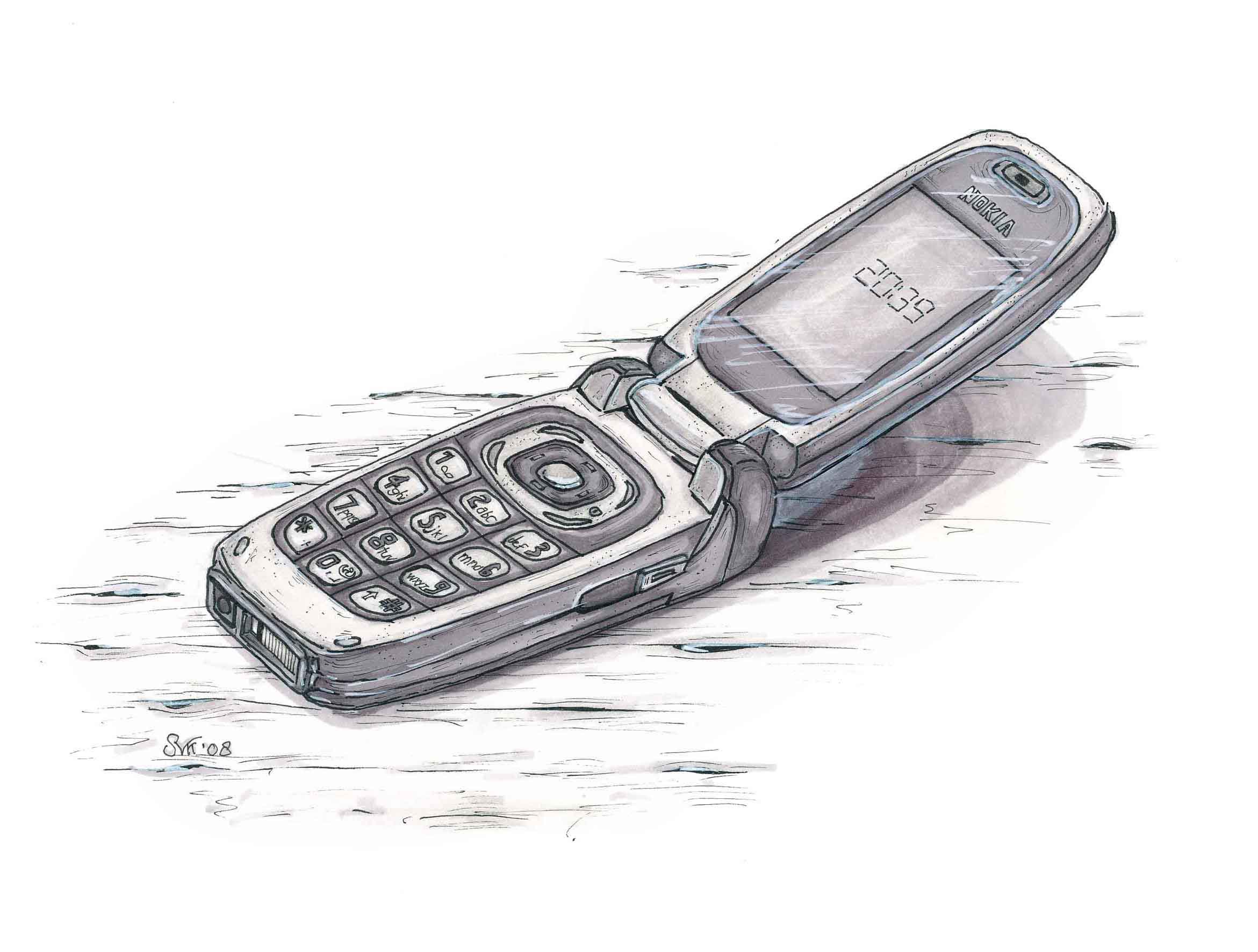 Telefoon illustratie