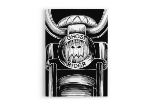Graphic Novel Ghostrider cover illustratie
